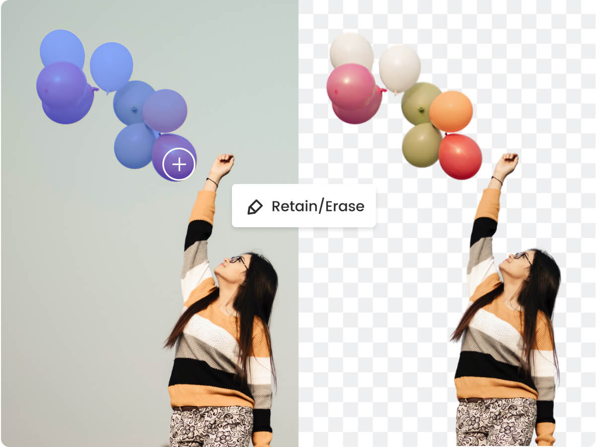 Fine-tune cutouts with manual options available